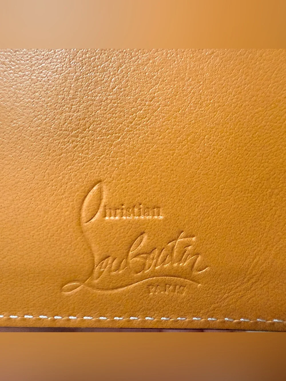 Christian Louboutin leather has